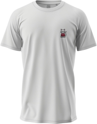 T-shirt Kot w Swetrze