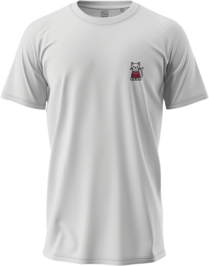 T-shirt Kot w Swetrze