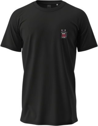 T-shirt Kot w Swetrze