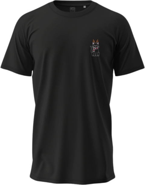 T-shirt Kot z Szalikiem i Rogami T-shirt Kot z Szalikiem i Rogami
