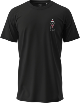 T-shirt Pies z Szalikiem i Czapką