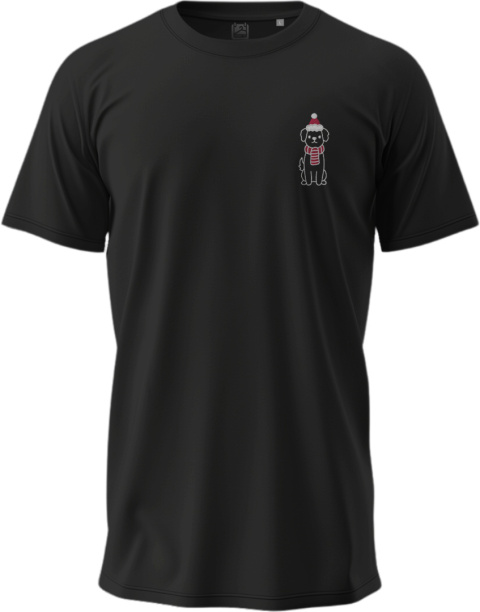 T-shirt Pies z Szalikiem i Czapką T-shirt Pies z Szalikiem i Czapką