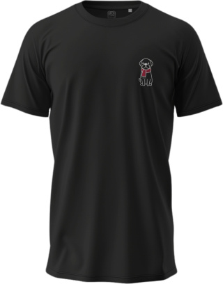 T-shirt Pies z Szalikiem