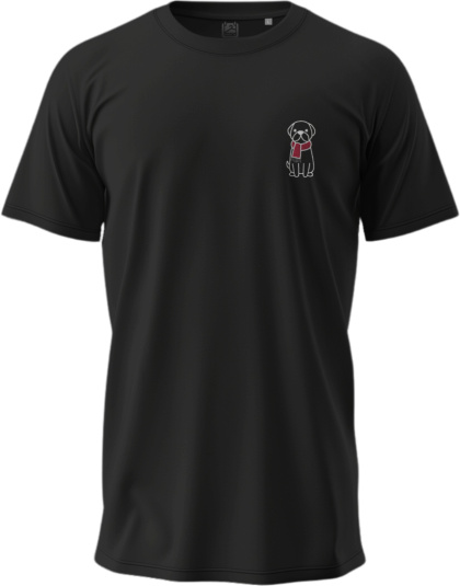 T-shirt Pies z Szalikiem